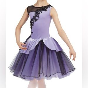 Weissman Showtime Do-Re-Mi Purple Velvet Tutu Costume